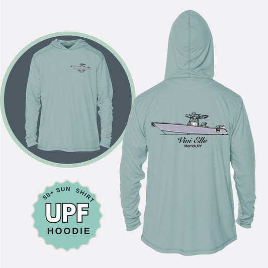 Custom UPF50+ Hoodie Sun Shirt
