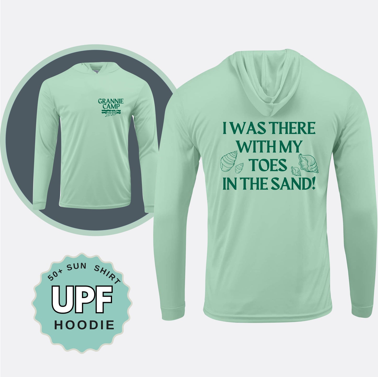 Matching UPF 50+ Family HOODIE Sun Shirt