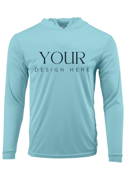 Custom Boat Name UPF 50 Hoodie Long Sleeve Sun Shirt Boating Hoodie