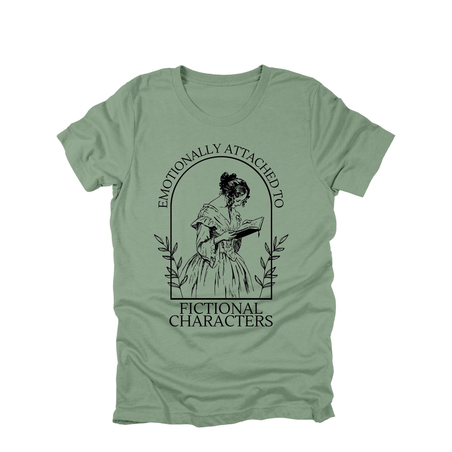 Emotionally Attached to Fictional Characters Shirt, Book Lover Tee, Reader Gift, Introvert Shirt, Literary Aesthetic T Shirt