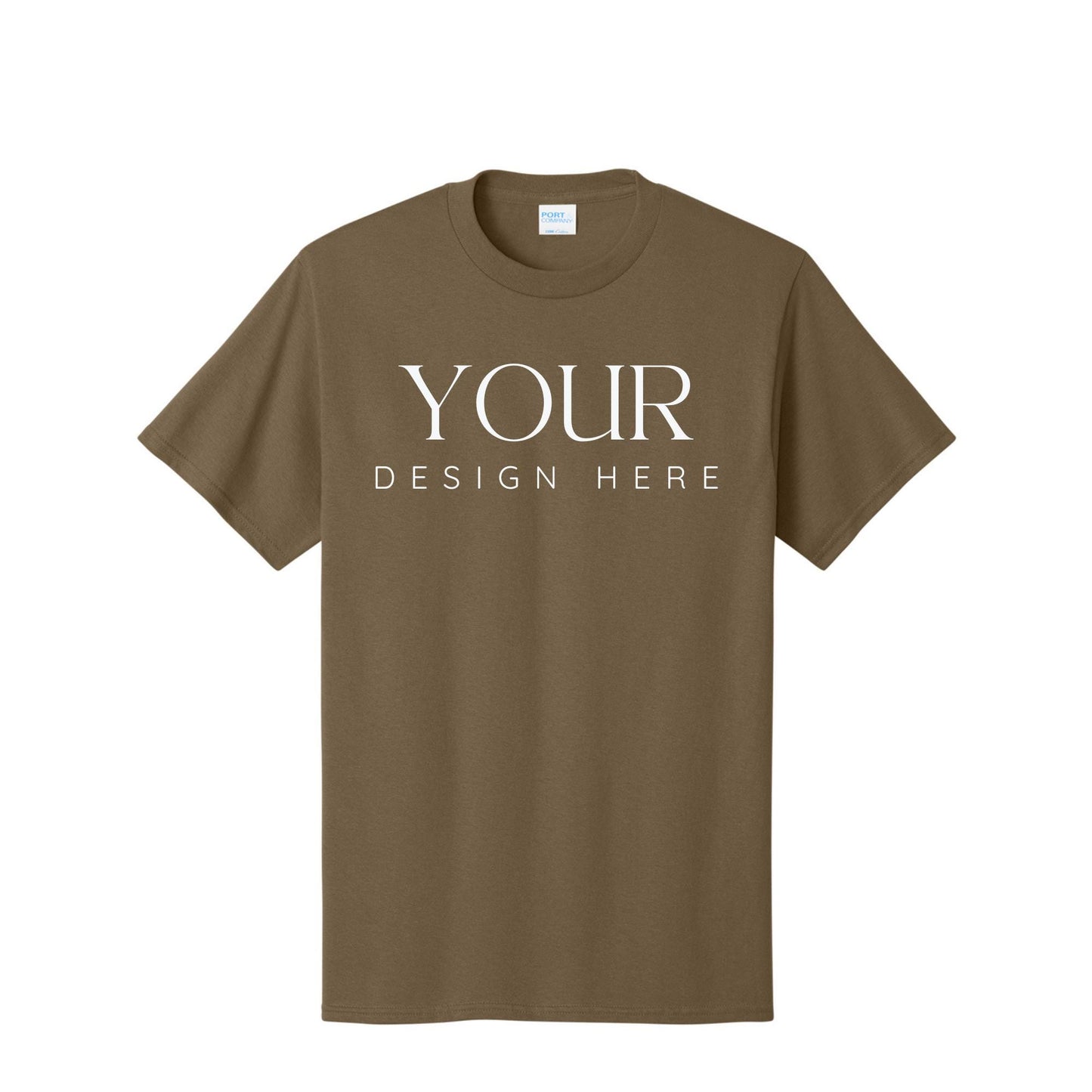 Port and Company PC54 Custom T Shirt, Core Cotton Tee, Personalized Shirt, Custom Logo Shirt, Unisex T Shirt