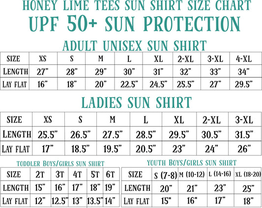 Matching Family Custom Boat UPF shirt, adult, youth, toddler, long sleeve sun protection top