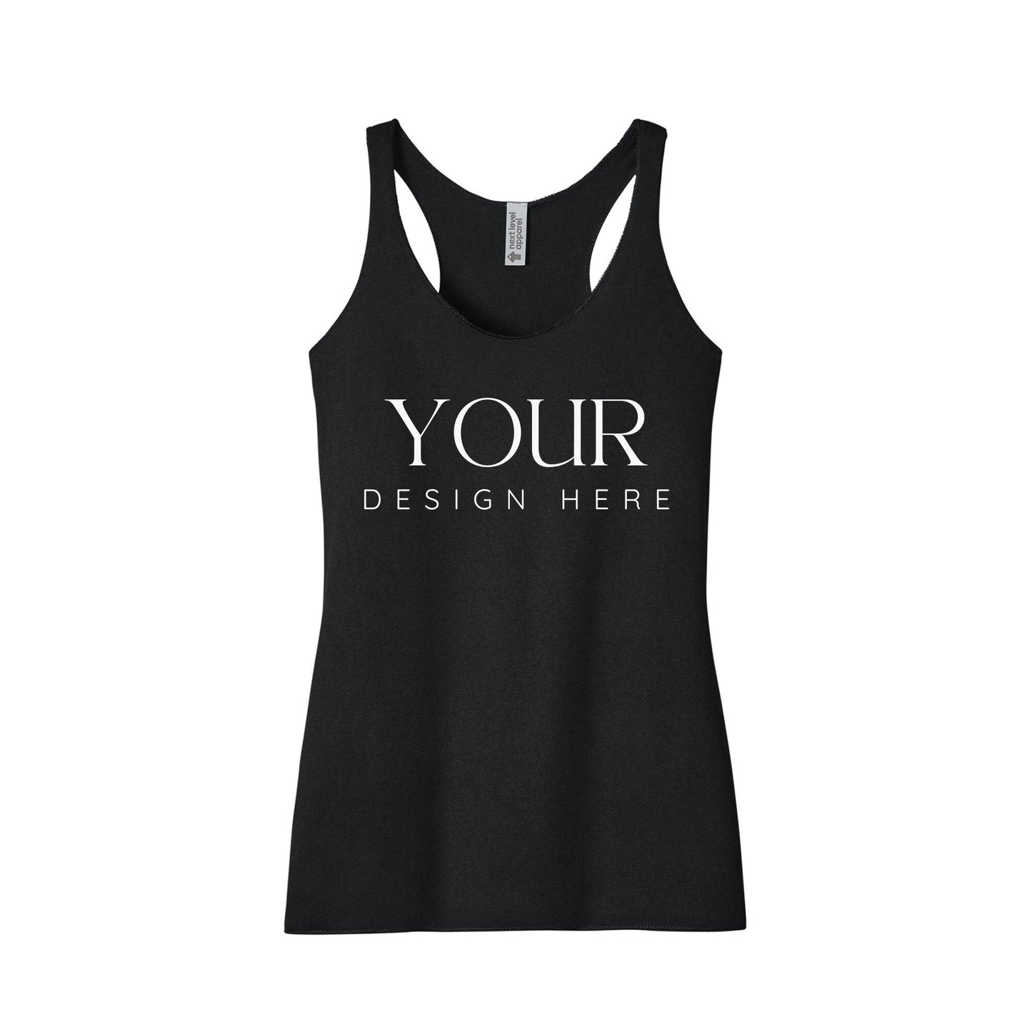 Custom Tank Top Next Level 6733, Personalized Racerback Tank, Women’s Workout Tank, Custom Graphic Tank, Summer Vacation Shirt