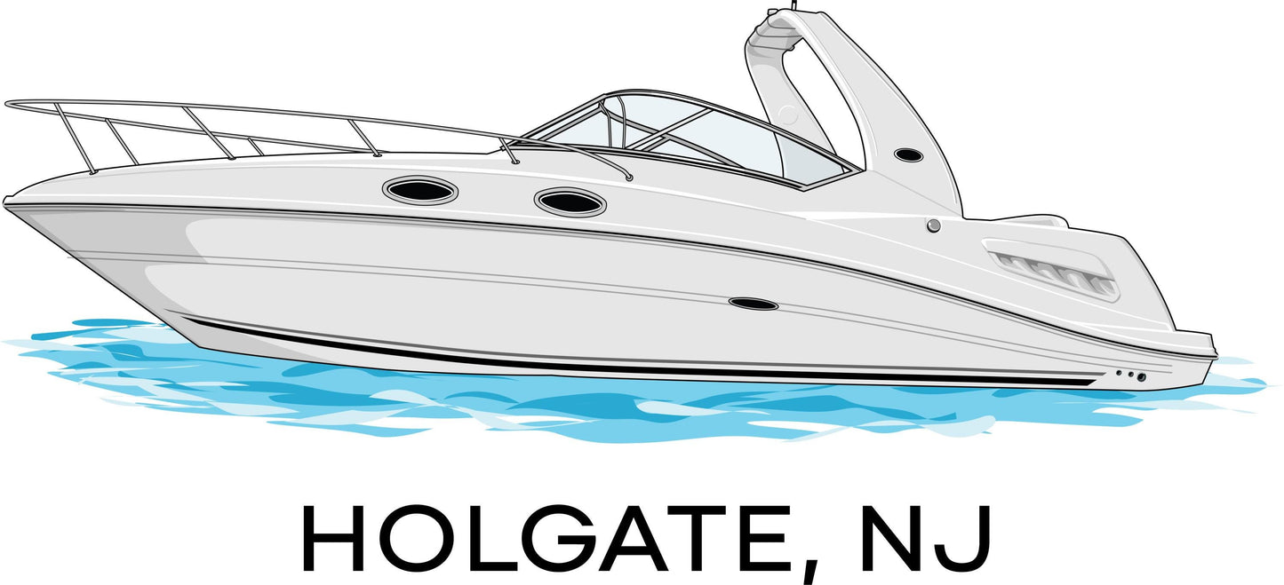 Custom Boat Drawing Artwork • Personalized Boat Illustration • Nautical Art Gift