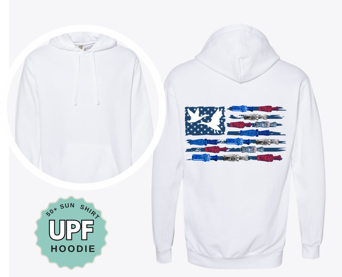 Fishing Flag Shirt Comfort Colors Pocket Tee Patriotic Long Sleeve or Hoodie