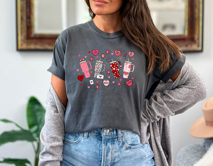 Cup Hearts Valentine's Day T-shirt