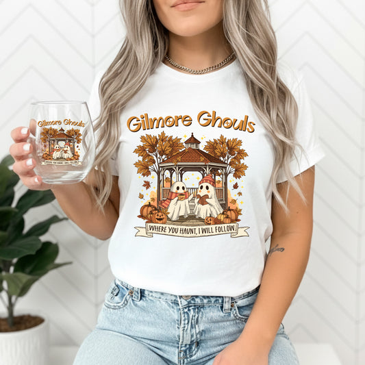 Gilmore Ghouls Fall Wine Glass Combo Set