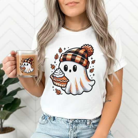 Pumpkin Pie Ghost Coffee Mug Combo Set