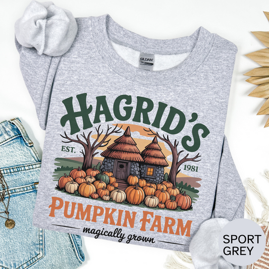 Cute Pumpkin Farm Halloween Sweatshirt