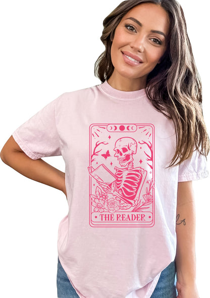 The Reader Tarot Card Book Shirt