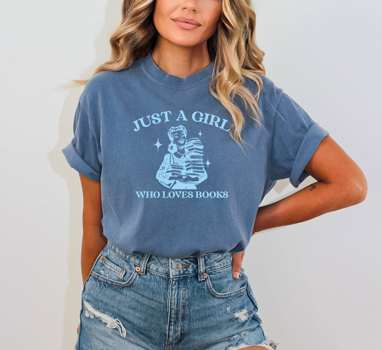 Just a Girl Who Loves Books Shirt