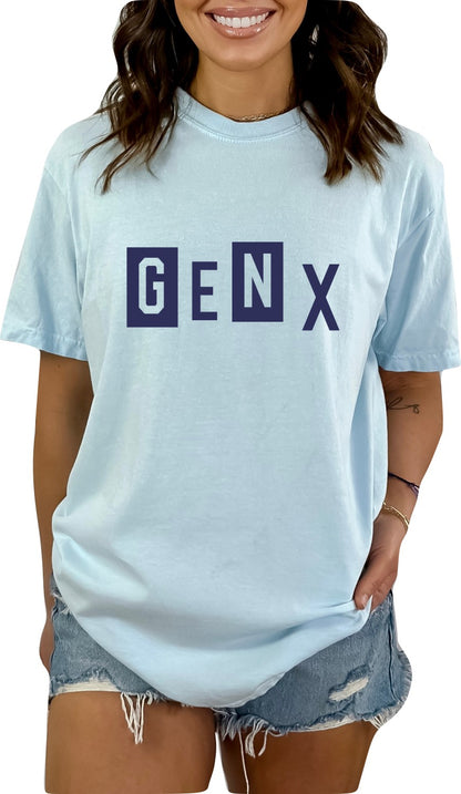 Generation X Block Colors Women's T-Shirt Raised on Hose Water and Neglect