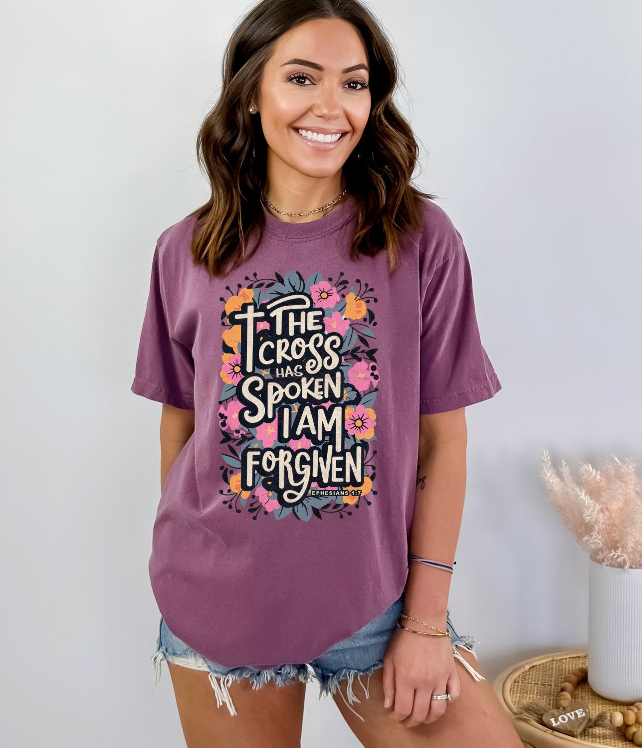 The Cross Has Spoken I am Forgiven Christian Easter Shirt