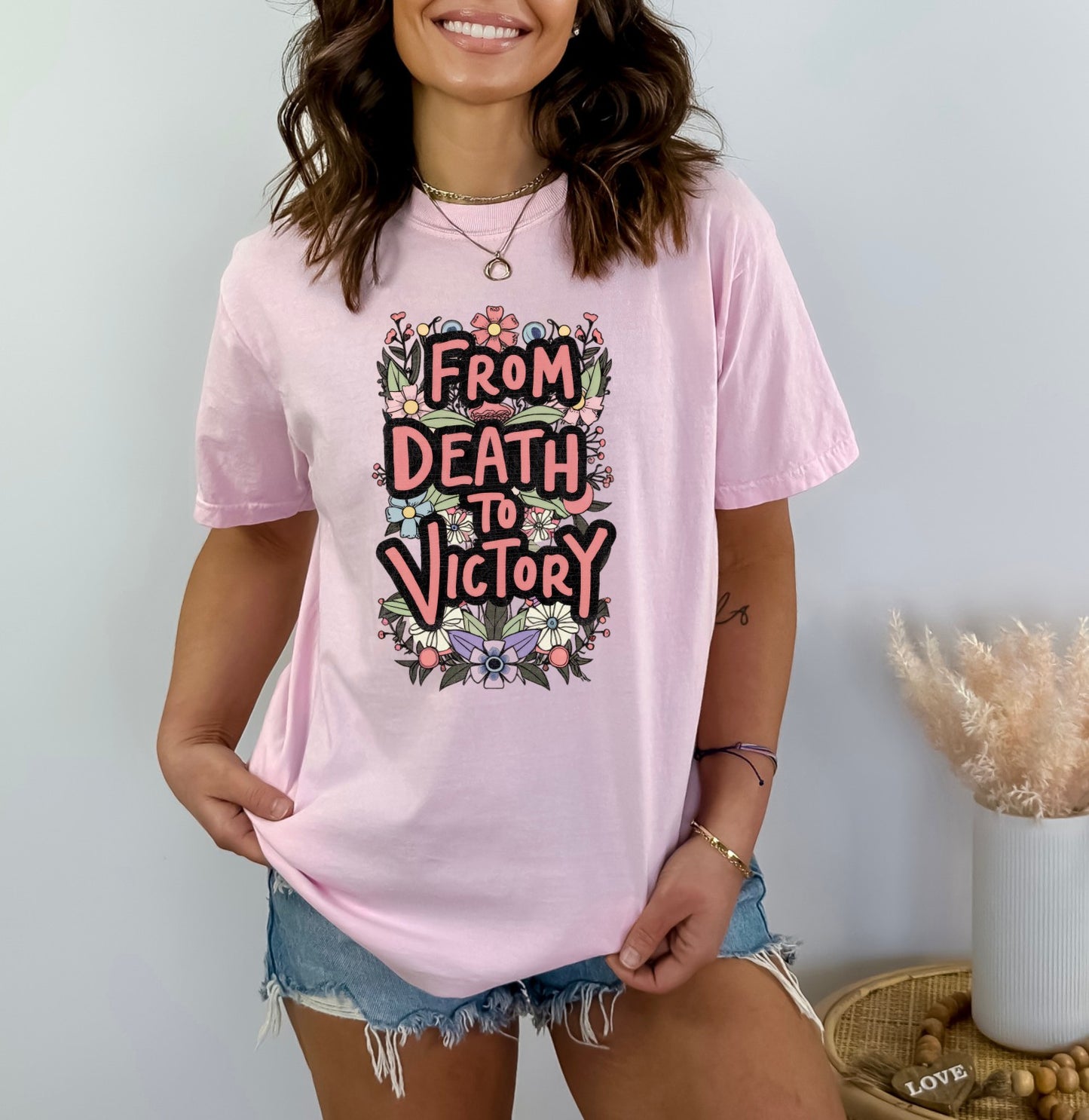 From Death to Victory Christian Easter Shirt