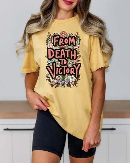 From Death to Victory Christian Easter Shirt