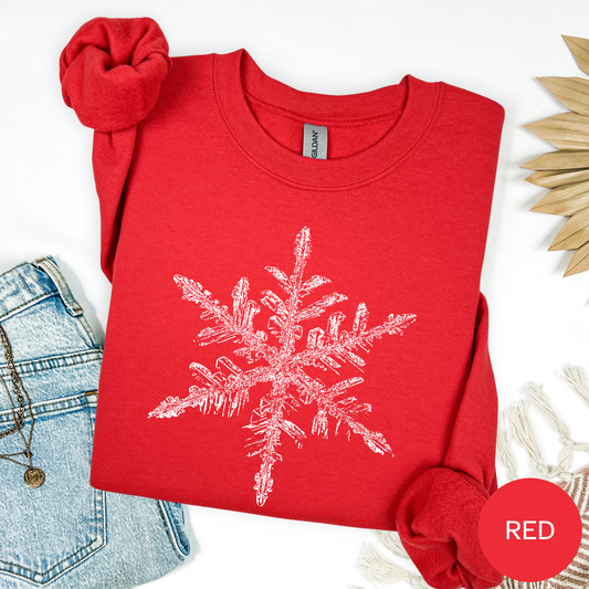 Winter Snowflake Holiday Sweatshirt