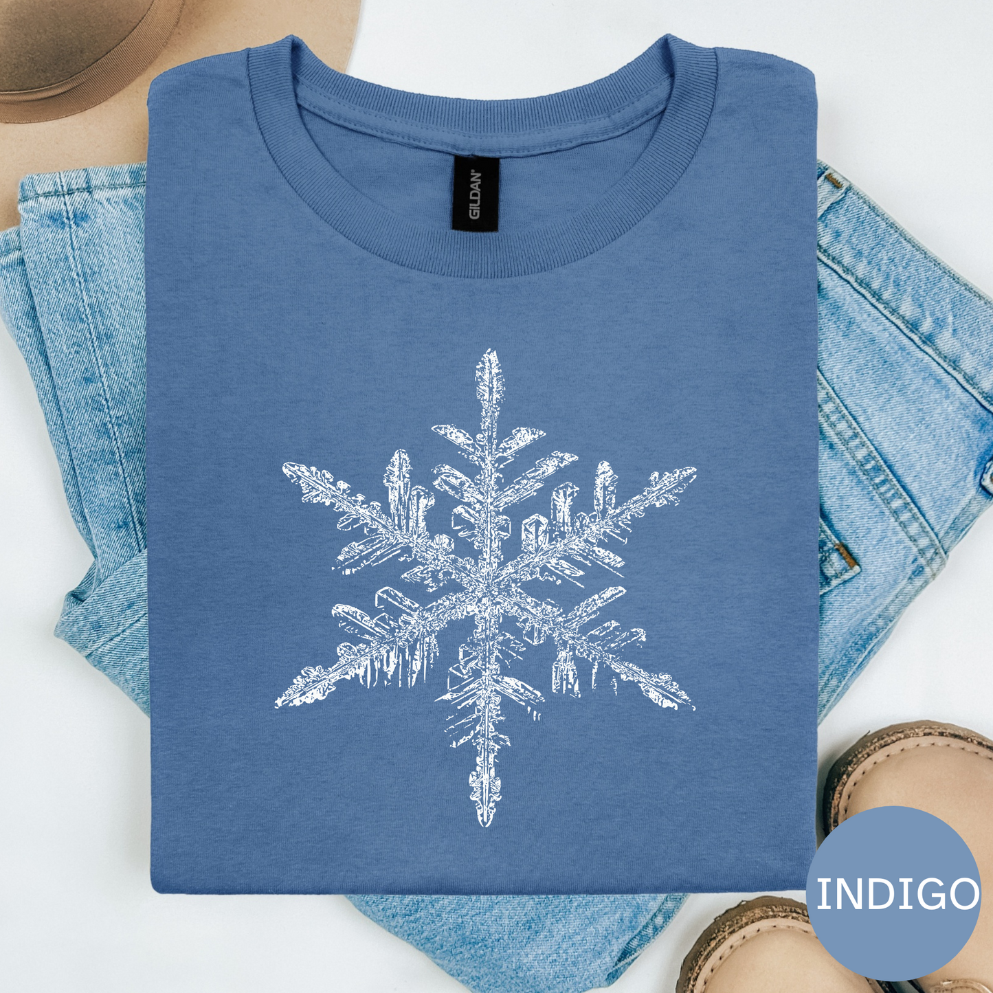 Winter Snowflake Holiday T-shirt