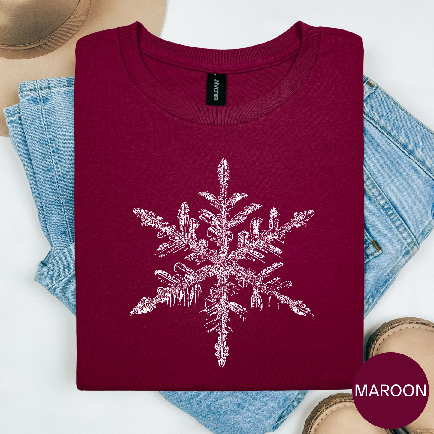 Winter Snowflake Holiday T-shirt