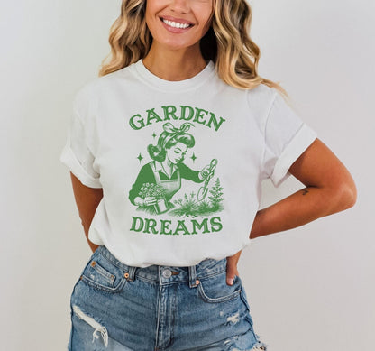 Garden Shirt Garden Dreams Shirt Gardening T-shirt Plant Lover Gift Plant Shirt Gardening Lover Shirt Women's Shirt Ladies Shirt