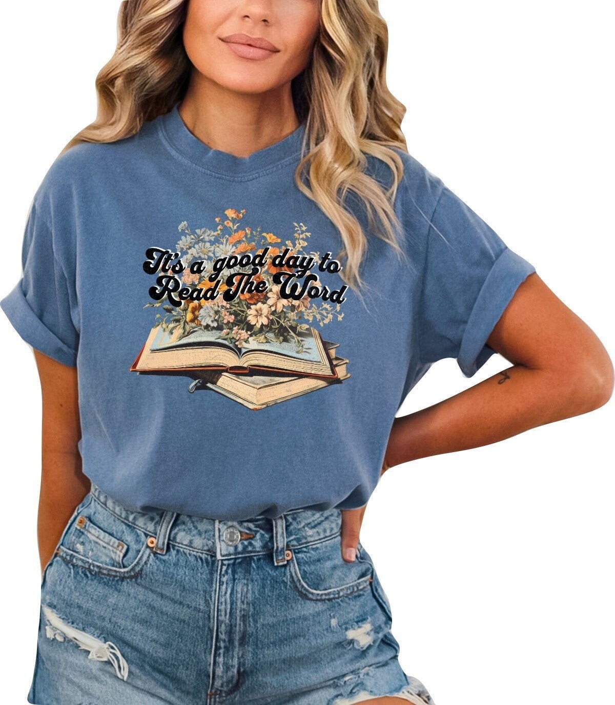 Christian Shirts Boho Christian Shirt Religious Tshirt Christian T Shirts Bible Verse Shirt It's a Good Day to Read the Word Shirt