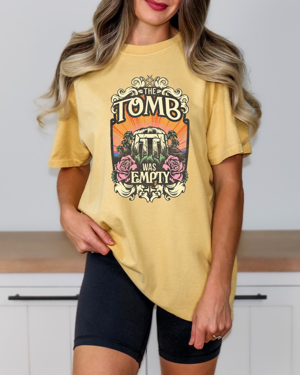 Christian Shirts Boho Christian Shirt Religious Tshirt Christian T Shirts Bible Verse Shirt The Tomb was Empty Shirt