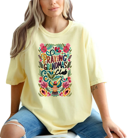 Mothers Day Shirt Christian Mother's Day Shirt Mothers Day TShirt Religious Mothers Day Gift Christian Mom Shirt Praying Grandmas Club Shirt