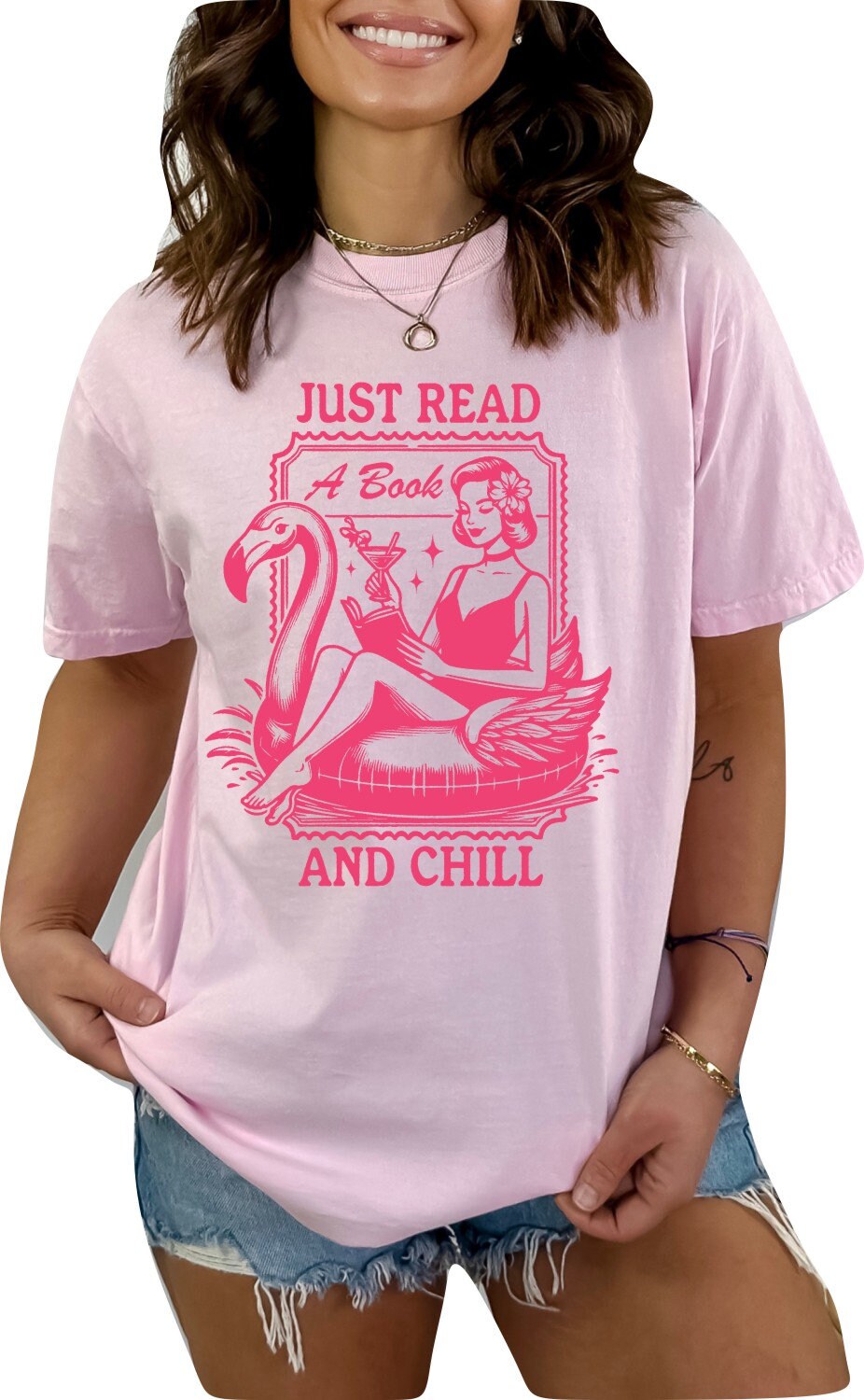 Book Shirt Just Read a Book and Chill TShirt Book Lover Shirt Book T Shirt women Reading Shirts Book Club Shirt Comfort Colors