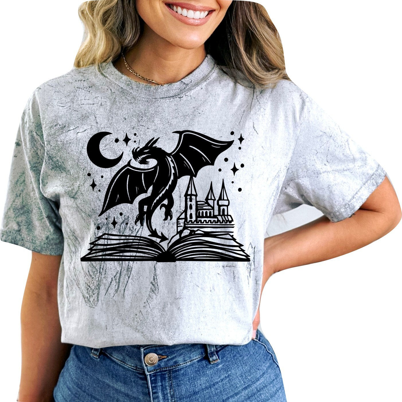 Book shirt Book Lover TShirt Women Reading Shirts Book Club Shirt book shirt for women reading shirt Book gift Dragon Book Shirt