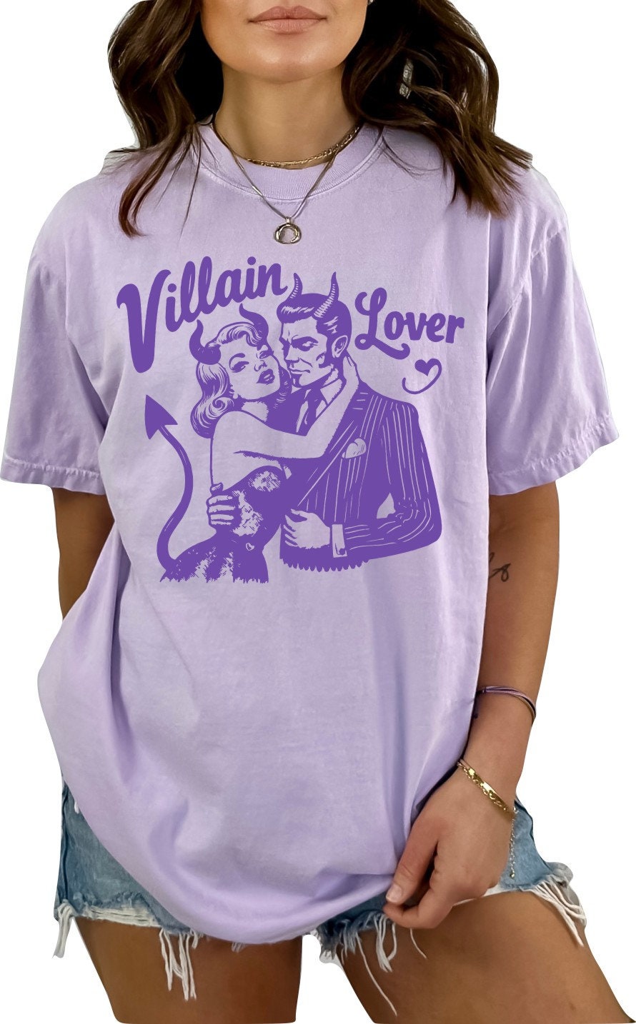 Book shirt Book Lover TShirt women Reading Shirts Book Club Shirt book shirt for women reading shirt Book gift Villain Lover Book Shirt