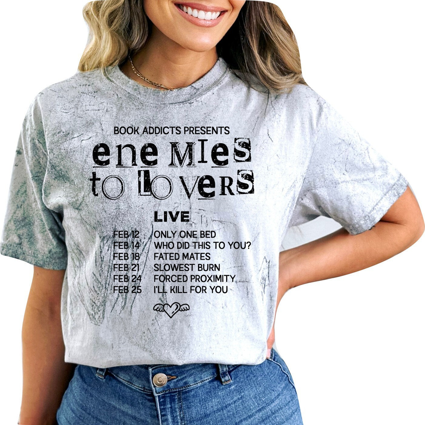 Book shirt Book Lover TShirt Women Reading Shirts Book Club Shirt book shirt for women reading shirt Book gift Enemies to Lovers Book Shirt