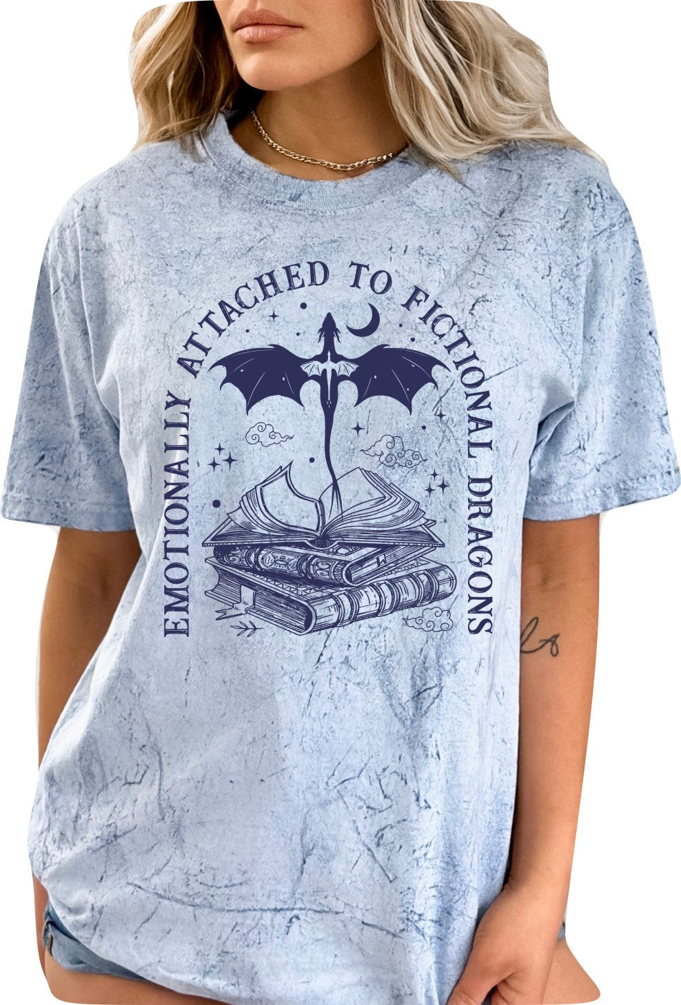 Book Shirt Emotionally Attached to Fictional Dragons TShirt Book Lover Shirt Book TShirt women Reading Shirts Book Club Shirt Comfort Colors