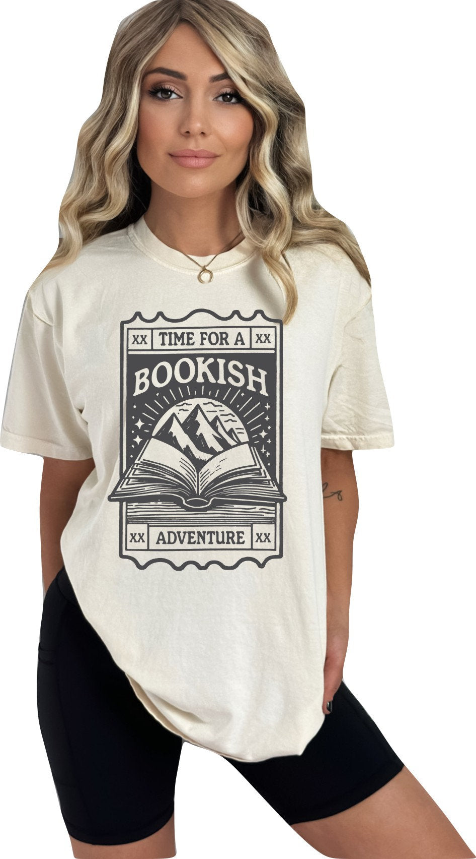 Book shirt Book Lover TShirt women Reading Shirts Book Club book shirt for women reading shirt Book gift Time for a bookish adventure Shirt