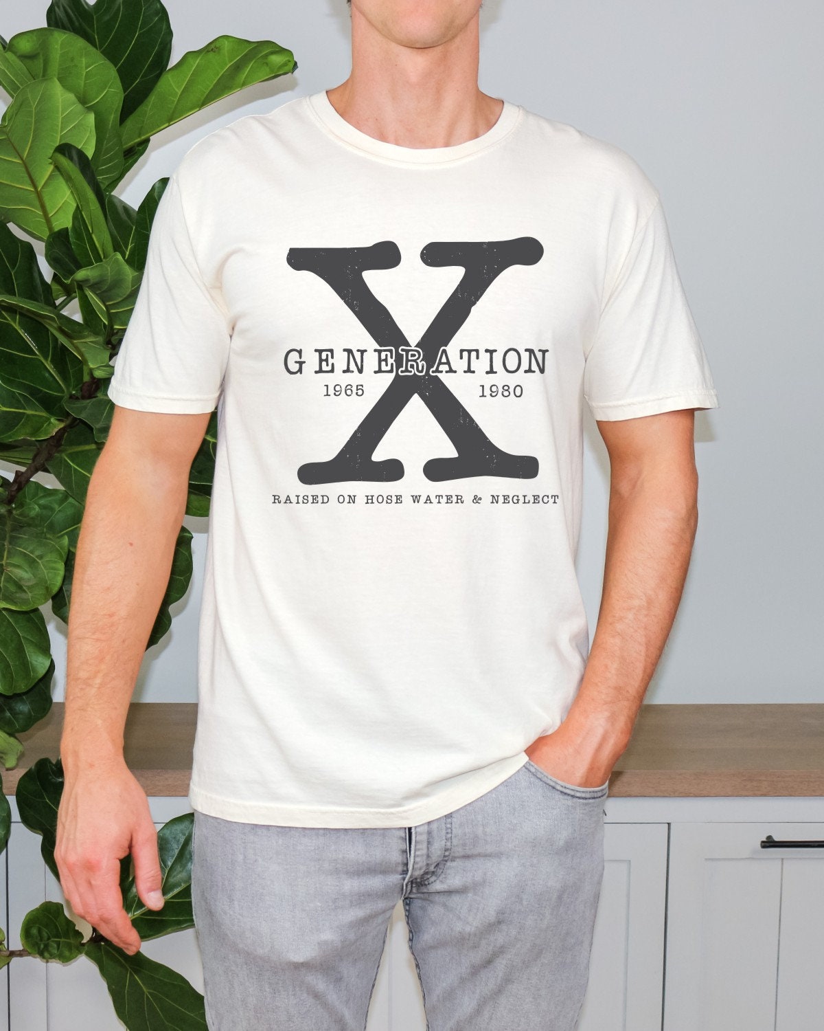 Generation X Shirt Mens Colors Generation X T-Shirt Gen X T-Shirt Mens Generation X Shirt Raised on Hose Water and Neglect Shirt