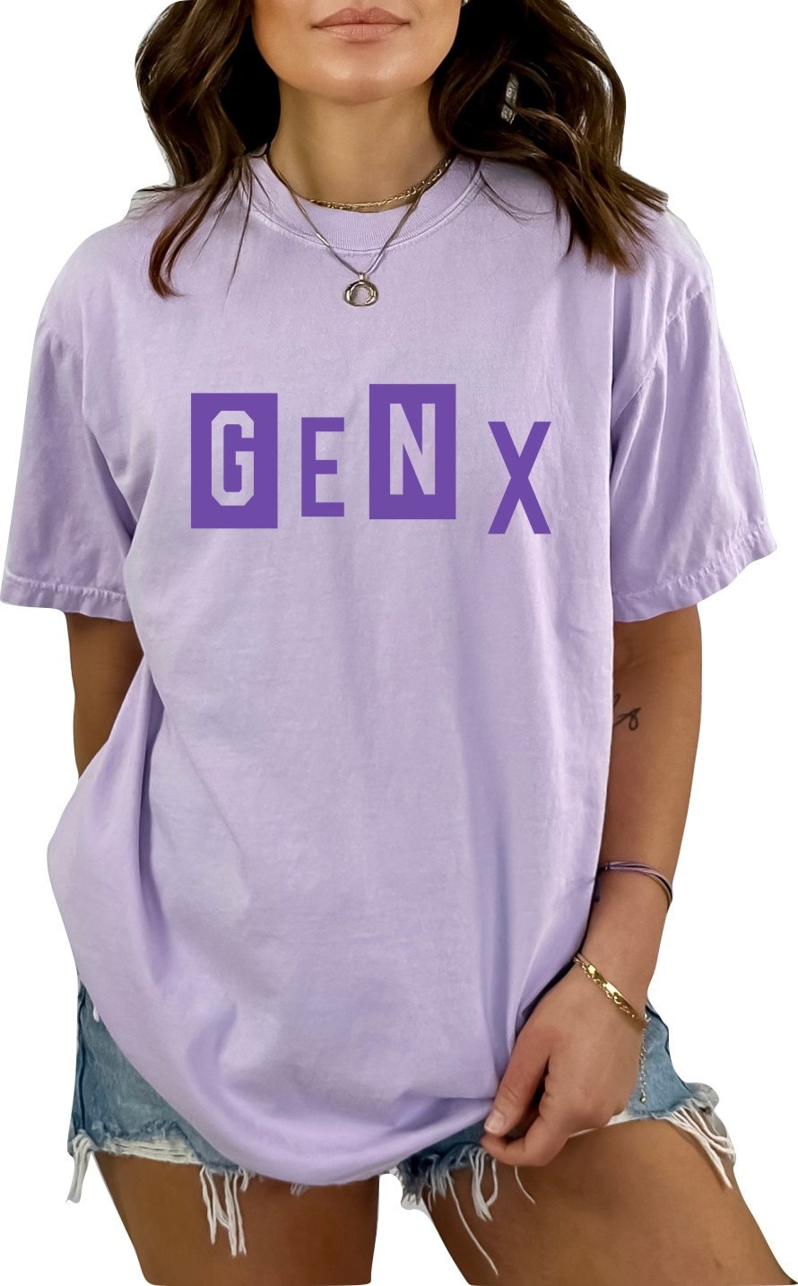 Gen X Block Colors TShirt Generation X Shirt Unisex Shirt Gen X T-Shirt Gen X TShirt Generation X T-Shirt Generation X T-Shirt