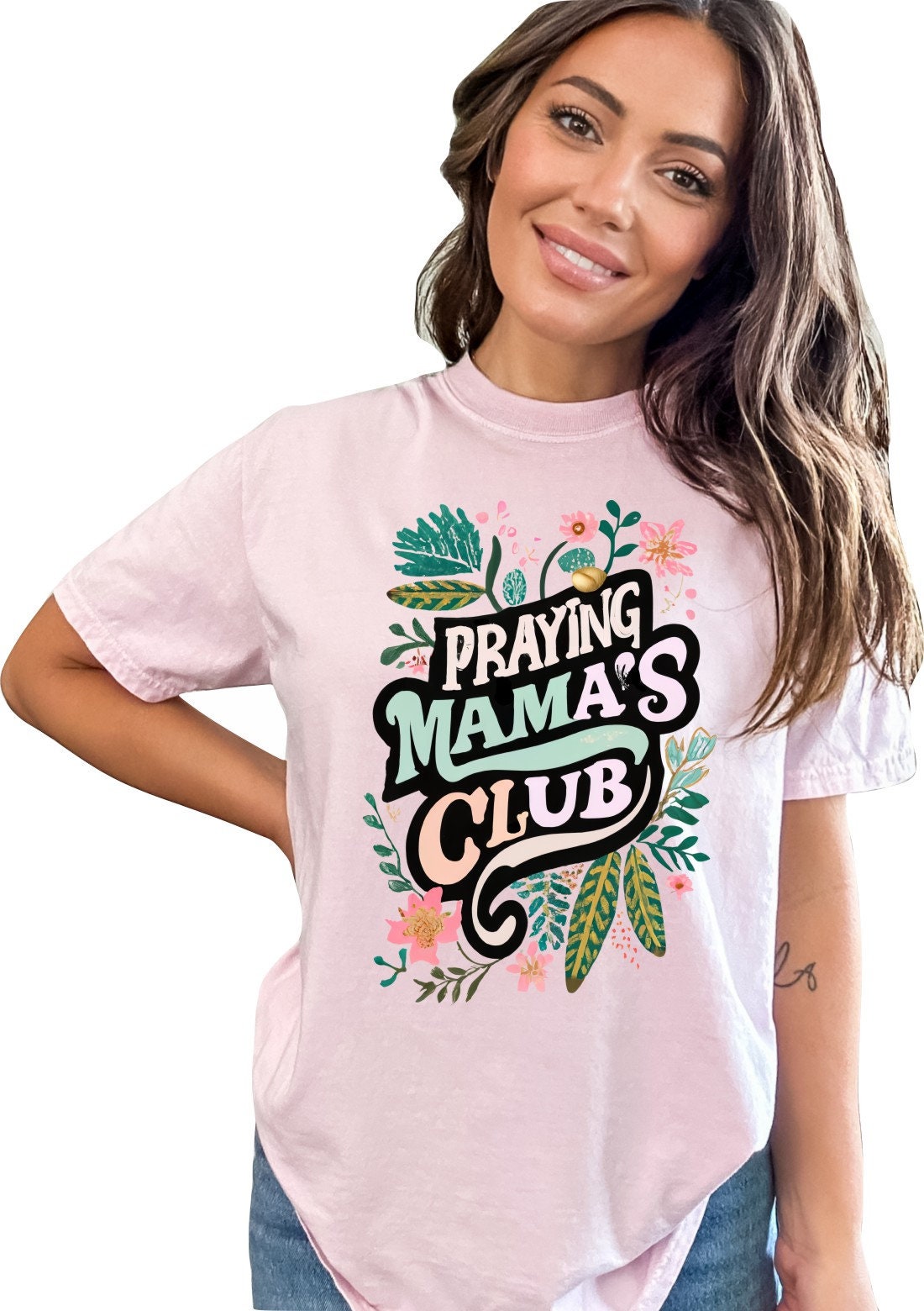 Mothers Day Shirt Christian Mother's Day Shirt Mothers Day TShirt Religious Mothers Day Gift Christian Mom Shirt Praying Mamas Club Shirt