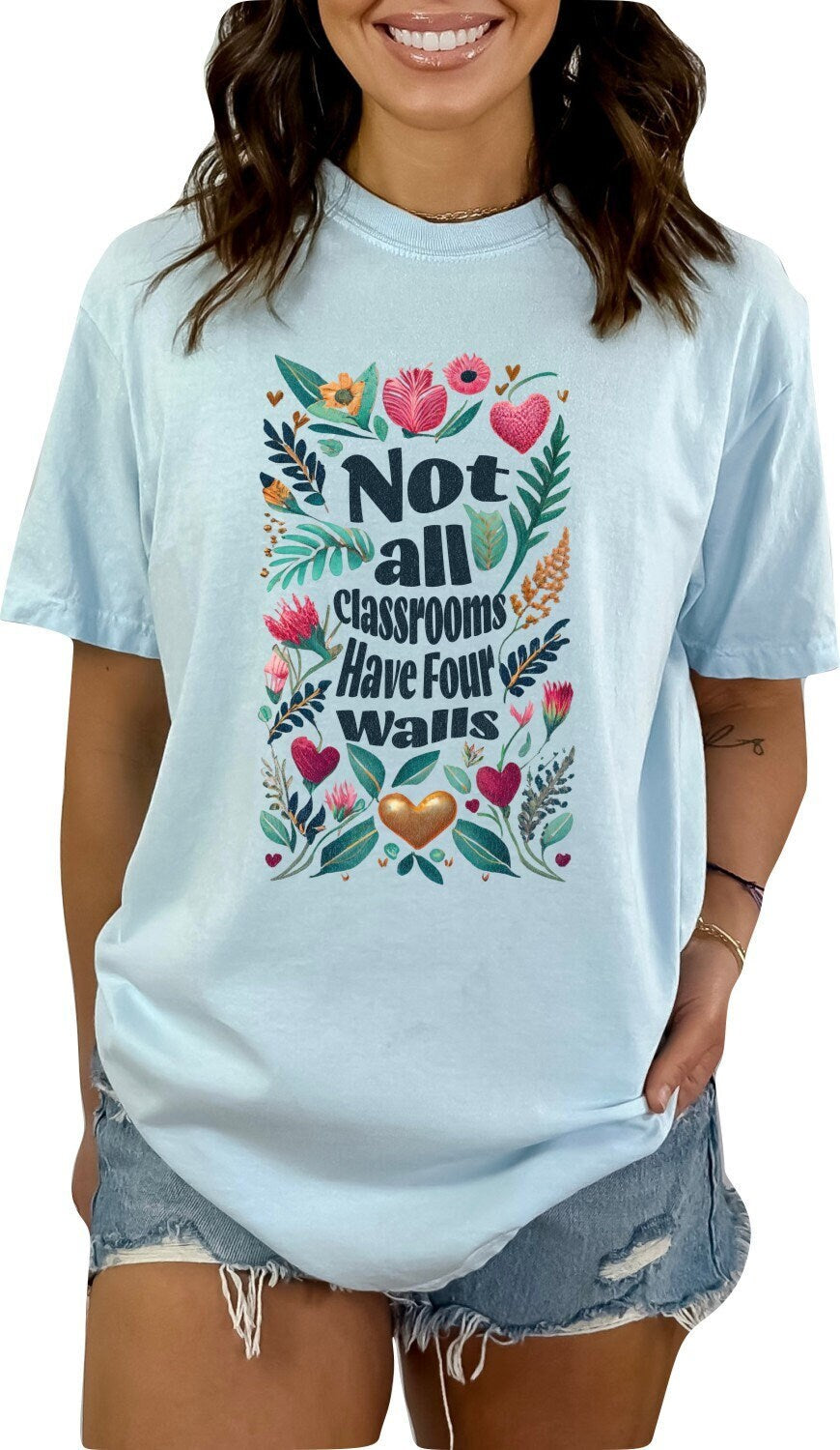 Mothers Day Shirt Christian Mother's Day Shirt Mothers Day TShirt Religious Mothers Day Gift Shirt Not all Classrooms have Four Walls Shirt