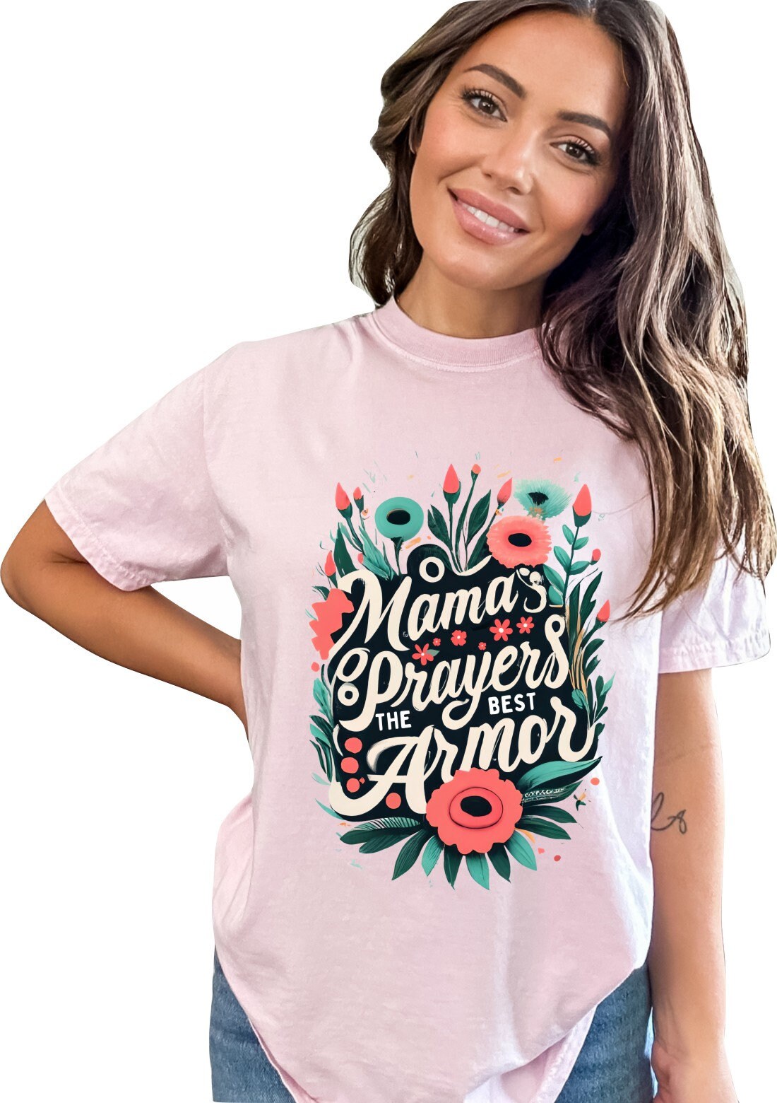 Mothers Day Shirt Christian Mother's Day Shirt Mothers Day TShirt Religious Mothers Day Gift Shirt Mamas Prayers The Best Armor Shirt