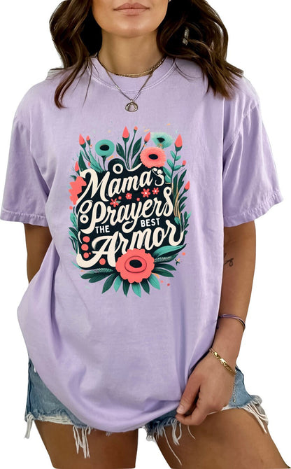 Mothers Day Shirt Christian Mother's Day Shirt Mothers Day TShirt Religious Mothers Day Gift Shirt Mamas Prayers The Best Armor Shirt