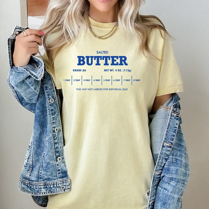 Funny Salted Butter Baking Tee - Foodie Baking Shirt