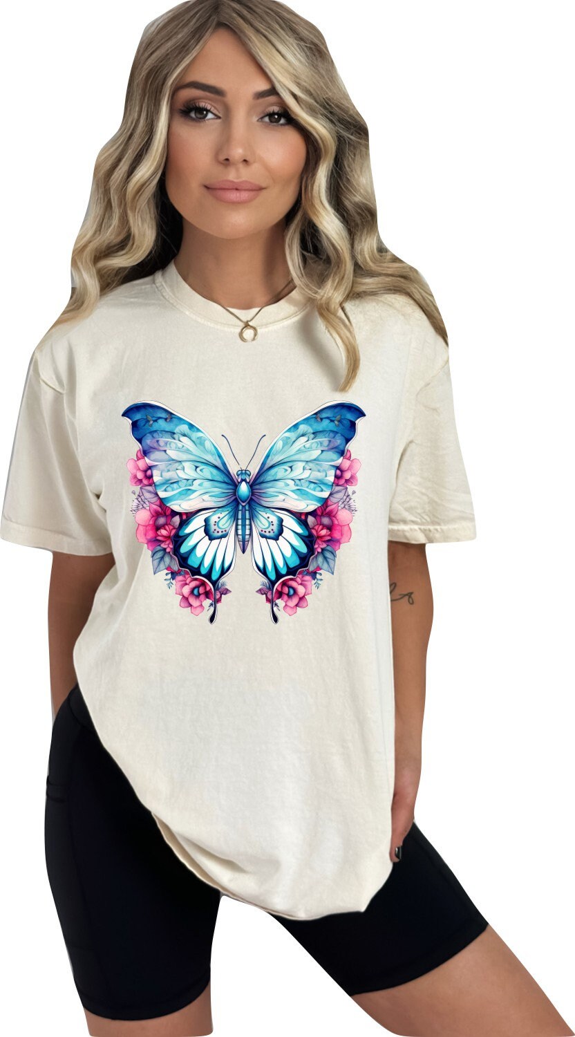 Butterfly Tshirt Boho Butterfly Shirt Garden Shirt Butterfly Lover Shirt Wild Butterflies Shirt Boho Butterfly Shirt Butterflies Shirt