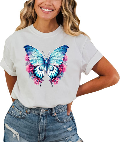 Butterfly Tshirt Boho Butterfly Shirt Garden Shirt Butterfly Lover Shirt Wild Butterflies Shirt Boho Butterfly Shirt Butterflies Shirt