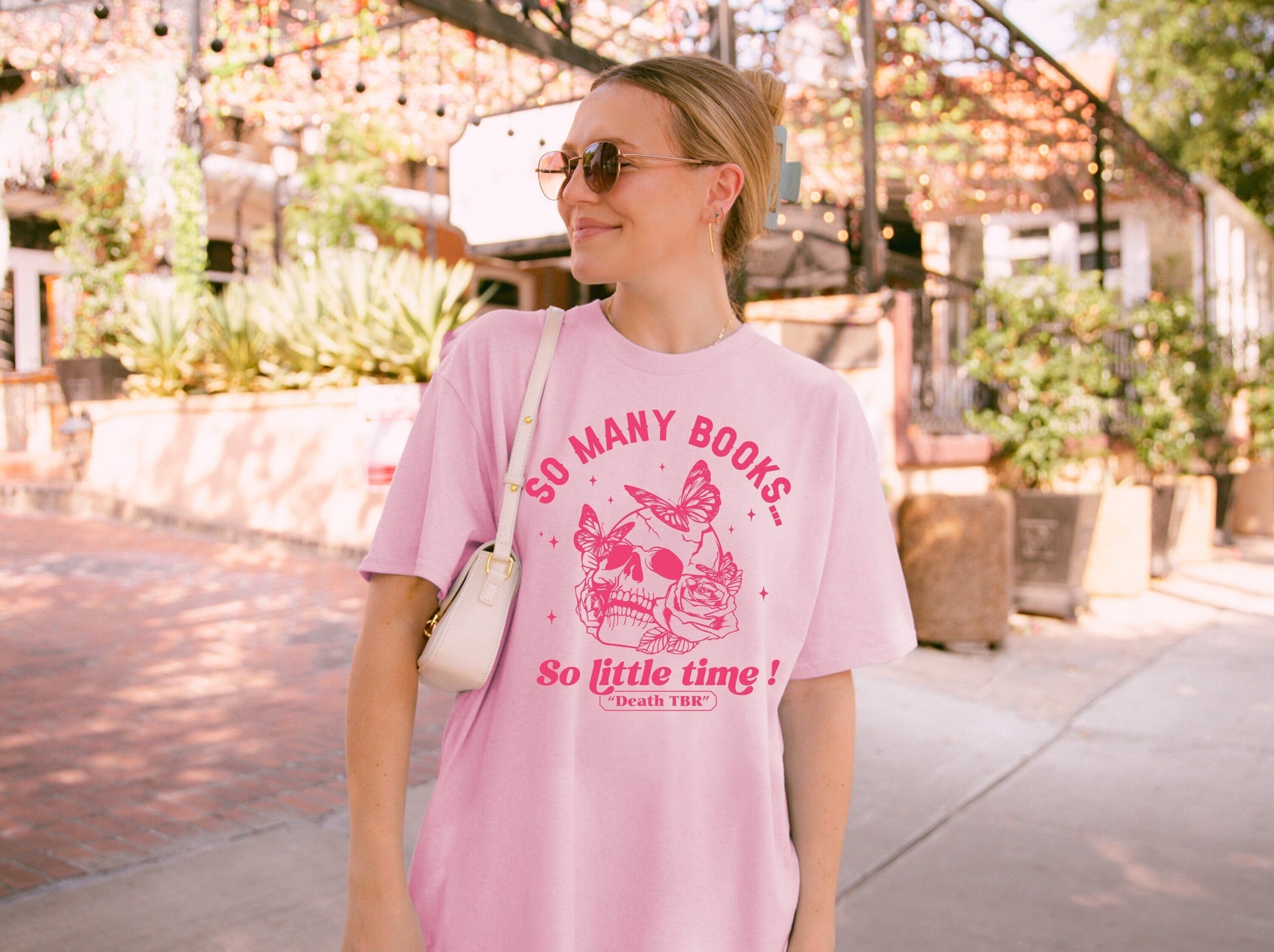 Book Shirt So Many Books... So Little Time Death TBR Shirt Book Lover Shirt Book TShirt Women Reading Shirts Book Club Shirt