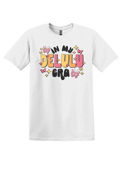 Delulu T-Shirt Funny TShirt Sarcastic T-Shirt Overstimulated Shirt Mental Health Shirt Meme Shirt, Funny Delusion Shirt