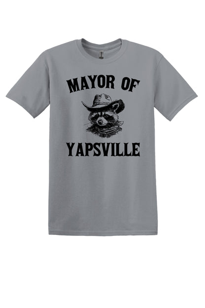 Mayor of Yapsville Graphic Tee - Fun Gift Idea!