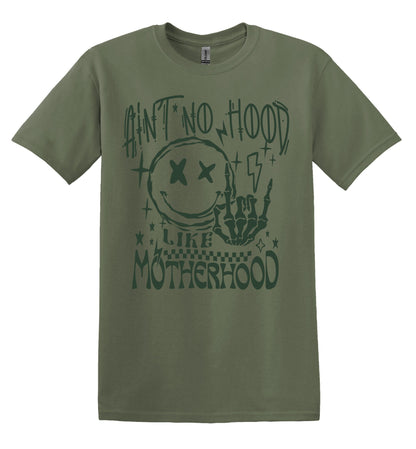 Ain't No Hood Like Motherhood Shirt Funny TShirt Vintage Mothers Day Shirt Mothers Day Gift Mom Shirt Mom Gift Mother Motherhood Skeleton