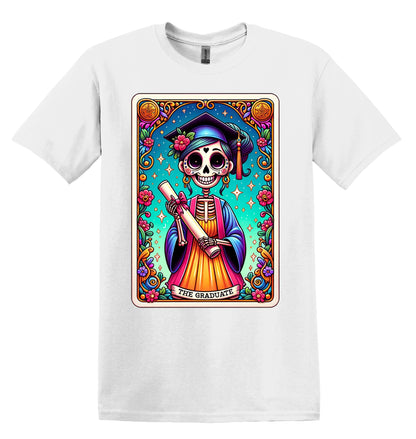 The Graduate Girl Shirt Funny Gift Unisex Shirt Gift for Her Retro Tshirt Vintage Graphic Shirt Joke Shirt Funny Tarot Card Shirt