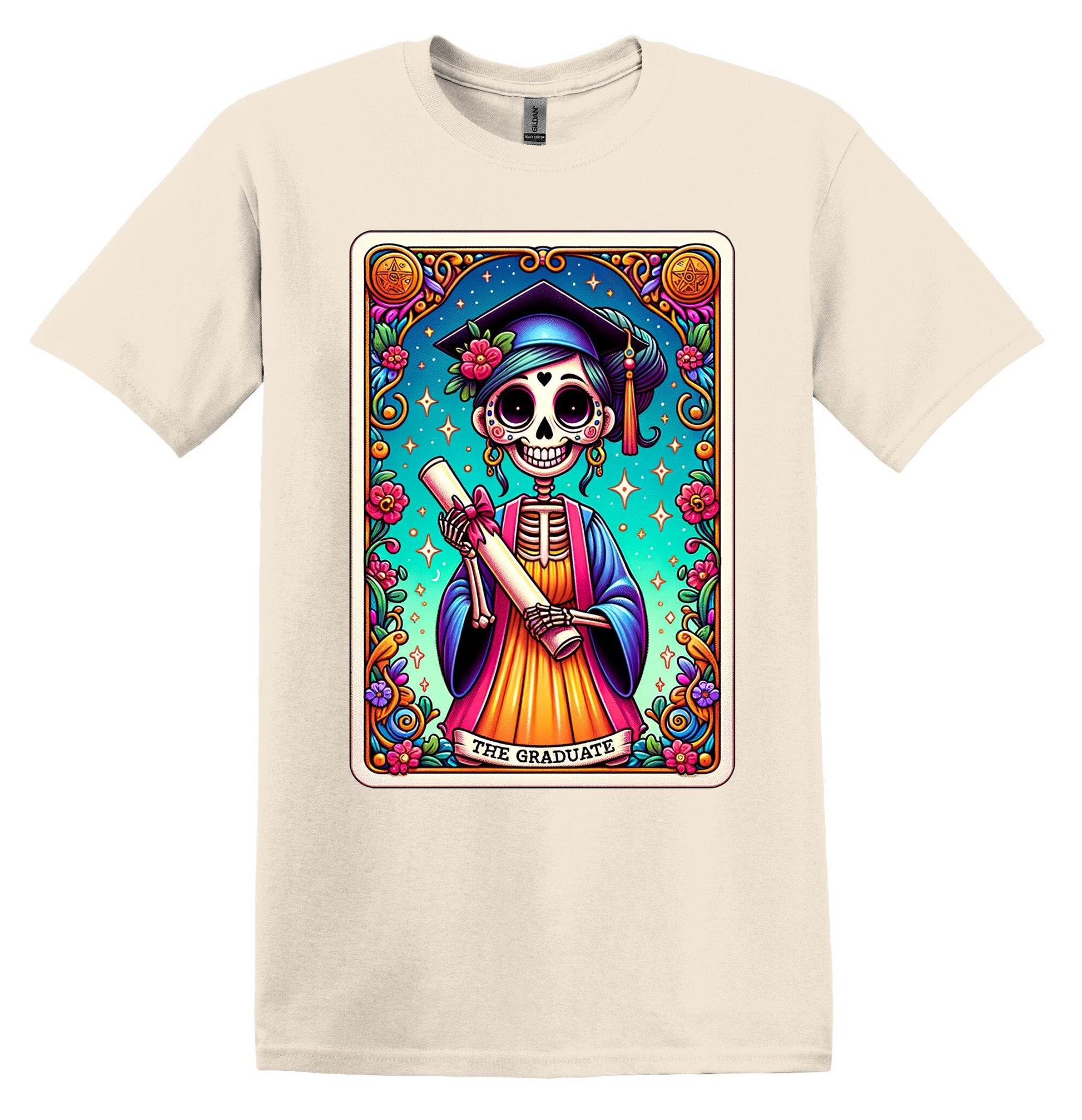 The Graduate Girl Shirt Funny Gift Unisex Shirt Gift for Her Retro Tshirt Vintage Graphic Shirt Joke Shirt Funny Tarot Card Shirt