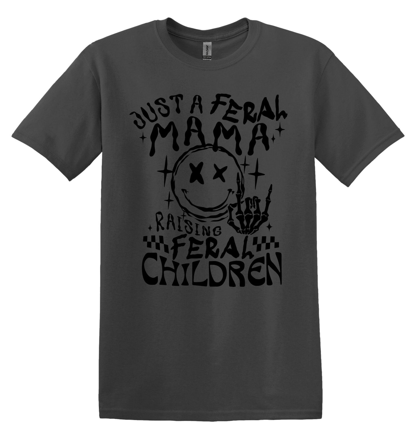 Just a Feral Mama Raising Feral Children Shirt Funny Adult TShirt Vintage Mothers Day Shirt Mothers Day Gift Mom Shirt Mom Gift Mothers Day