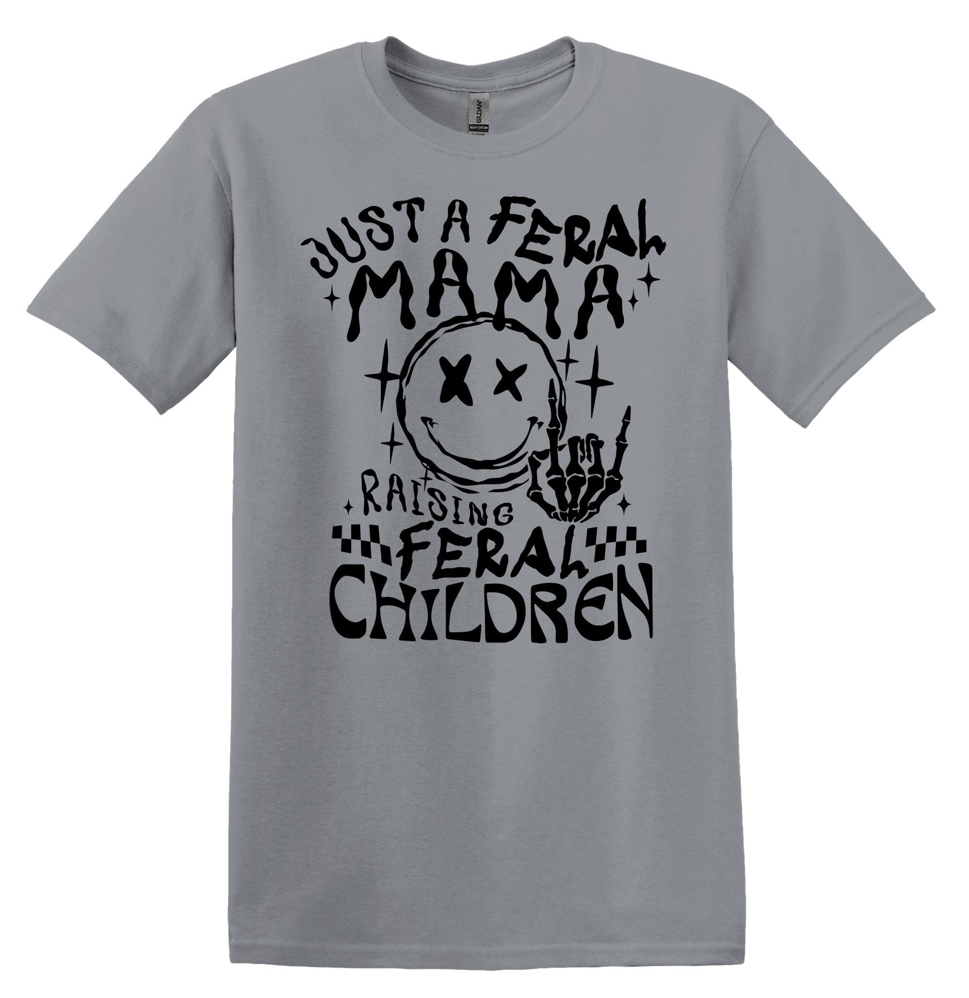 Just a Feral Mama Raising Feral Children Shirt Funny Adult TShirt Vintage Mothers Day Shirt Mothers Day Gift Mom Shirt Mom Gift Mothers Day