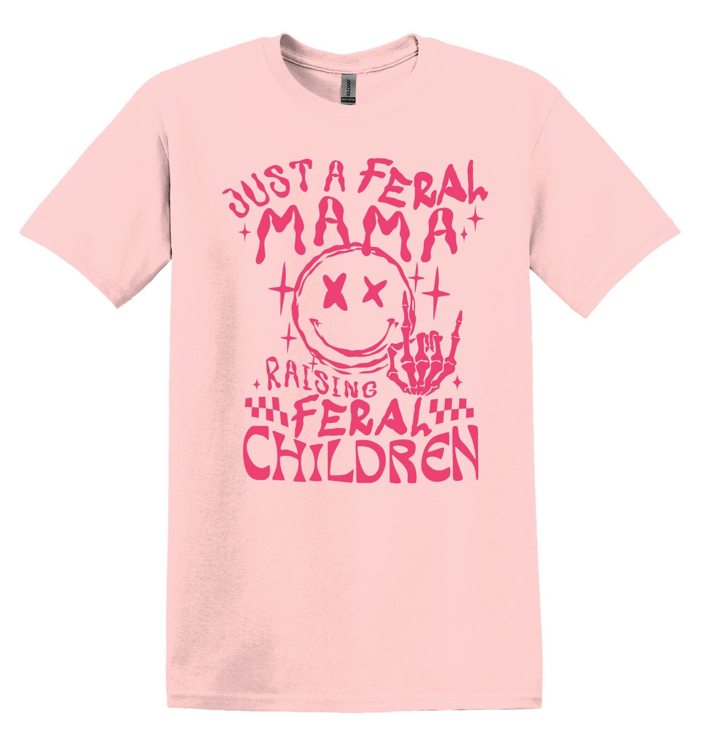 Just a Feral Mama Raising Feral Children Shirt Funny Adult TShirt Vintage Mothers Day Shirt Mothers Day Gift Mom Shirt Mom Gift Mothers Day